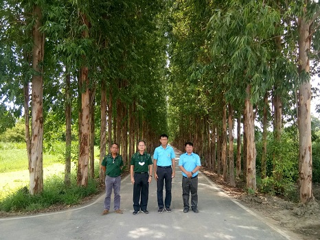 งานยานพาหนะฯให้การต้อนรับสำนักจัดการทรัพยากรป่าไม้ที่ 10 (ราชบุรี) และคณะเข้าเยี่ยมชมพื้นที่ปลูกป่าในโครงการ T-VER วิทยาเขตกำแพงแสน